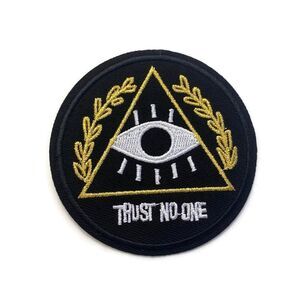Trust No One Illuminati Embroidered Patch